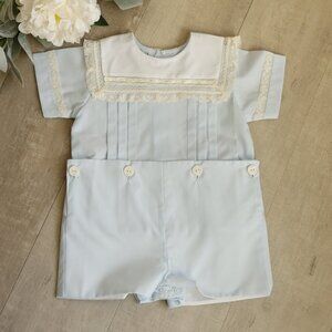 Blue Heirloom Bobby Suit Ring Bearer Portrait Special Occasion Boutique NWT